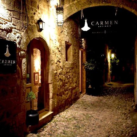 Carmen Art Hotel Rhodes City Exterior foto
