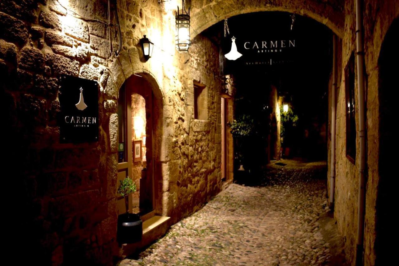 Carmen Art Hotel Rhodes City Exterior foto